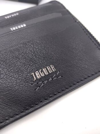 Porte-cartes en cuir véritable pour hommes, marque Jaguar, art. PF710-53.062 4