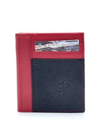 Porte-cartes en cuir véritable pour hommes, marque Coveri Collection, art. 517054.335 18
