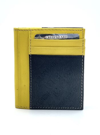 Porte-cartes en cuir véritable pour hommes, marque Coveri Collection, art. 517054.335 22