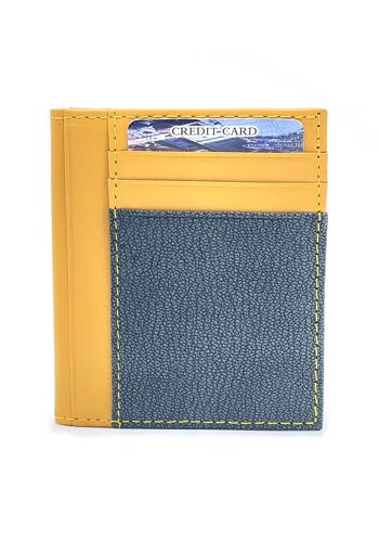 Porte-cartes en cuir véritable pour hommes, marque Coveri Collection, art. 517054.335 17