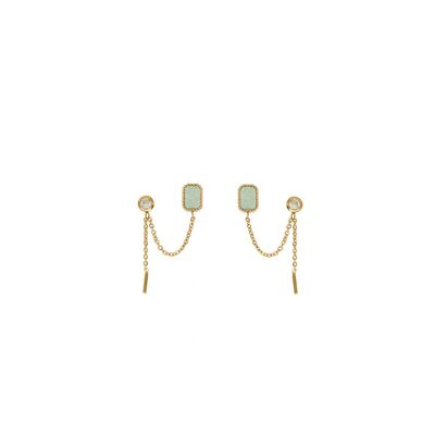 Damona dangle earrings - Aventurine