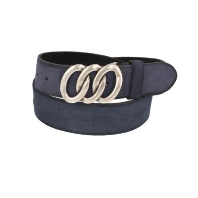 Belt Woman Leather Apollo Jeans Navy