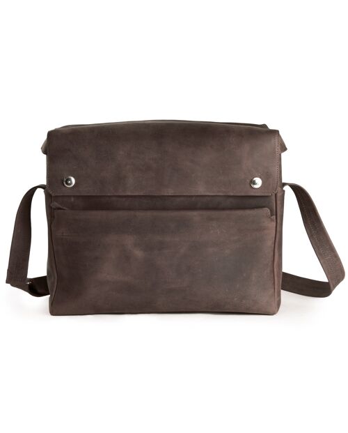 Tank camerabag large leather - Leder 'Toro' - braun