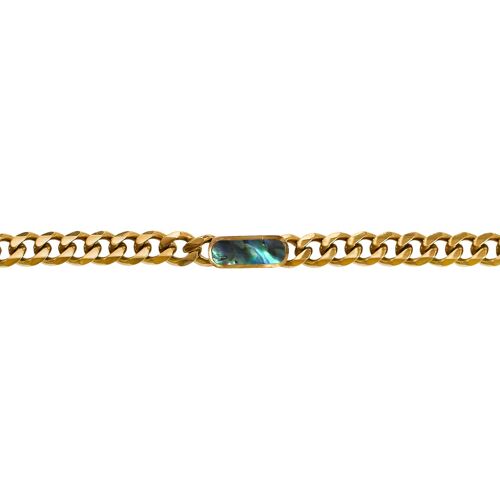Bracelet chaîne Columba - Nacre abalone