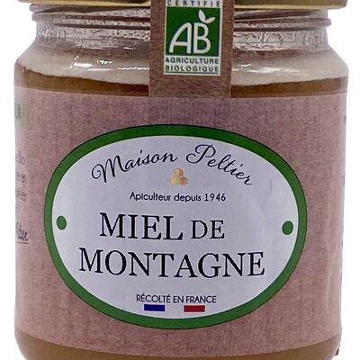 Maison Peltier Organic Mountain Honey France 250g