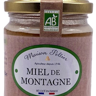 Organic Mountain Honey France 250g