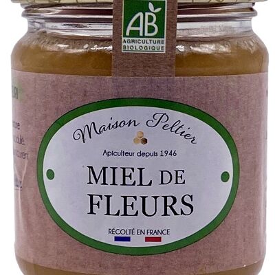 Organic flower honey from France 250g