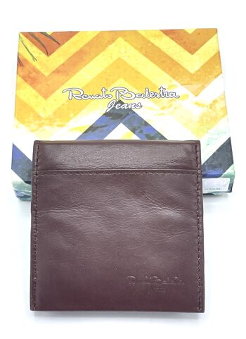 Porte-monnaie en cuir véritable, Marque Renato Balestra Jeans, art. PDK092-13.425 9