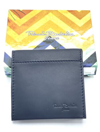 Porte-monnaie en cuir véritable, Marque Renato Balestra Jeans, art. PDK092-13.425 6