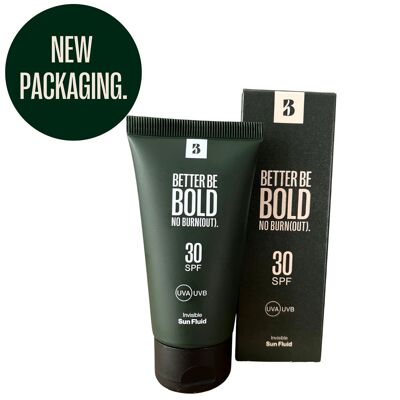 Invisible Sun Fluid SPF 30 | BETTER BE BOLD - UV protection unisex (no sticking, no greasing)