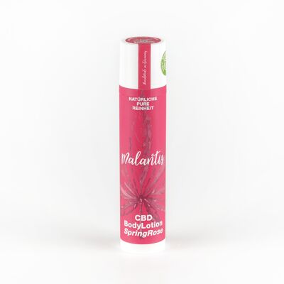 Loción Corporal Malantis Spring Rose | Loción corporal con manteca de karité y pantenol cosmética 100% natural