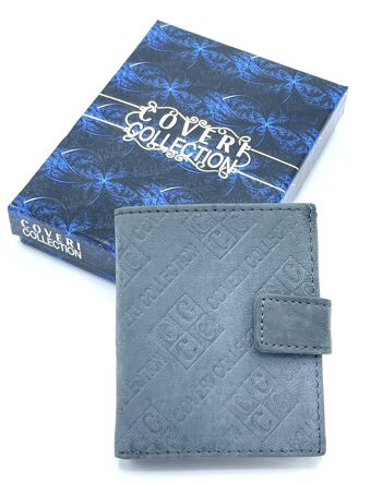 Portefeuille en cuir véritable pour hommes, Brand Coveri Collection, art. 515P10.335 10