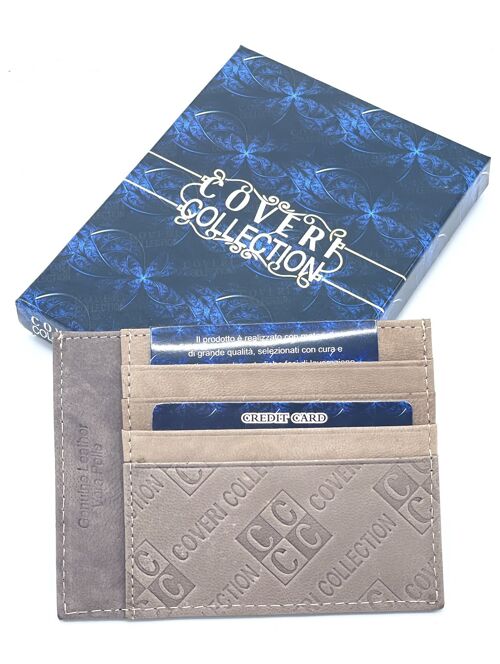 Genuine leather card holder, Brand Coveri Collection, art. 515921.335