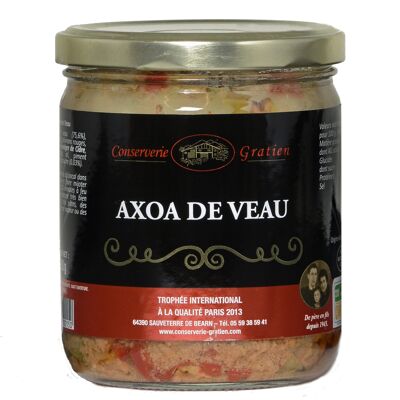 Axoa of veal, GRATIEN cannery, 350g jar