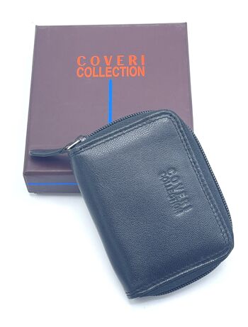 Porte-cartes en cuir véritable, Brand Coveri Collection, art. 10711229.336 10