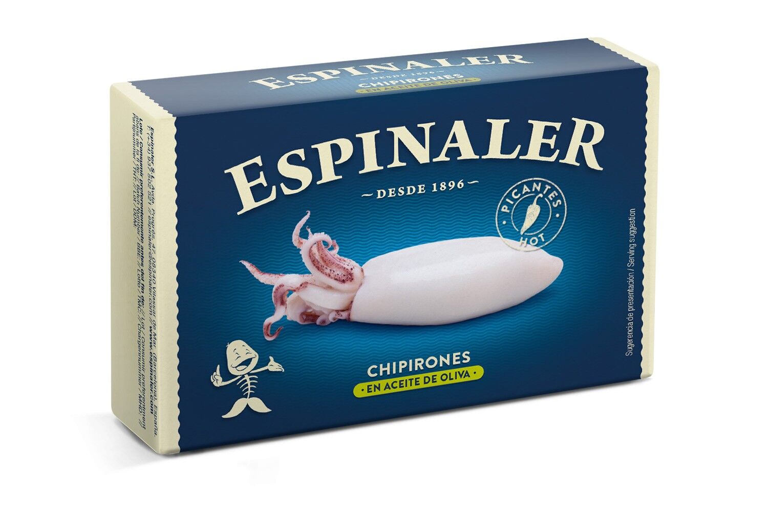 Calamari in Olio di Oliva Piccanti ESPINALER OL-120 5 pezzi