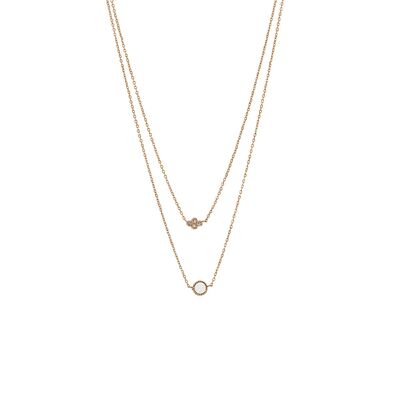Athena chain necklace - Moonstone