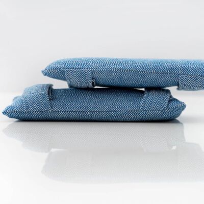 MySol Schulterpolster Blue Tweed - recycled cotton
