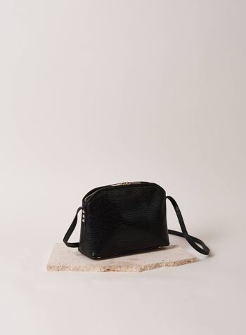 SAC MIA LEZARD NOIR 1