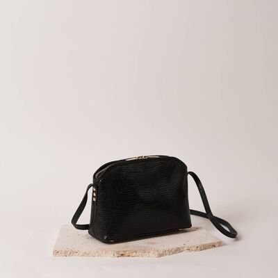 SAC MIA LEZARD NOIR