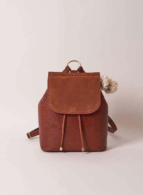 SAC DONNA LEZARD COGNAC