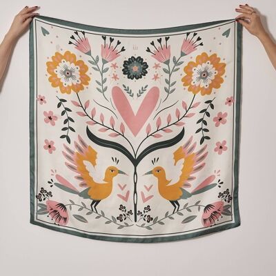 FOULARD MEXICO ECRU