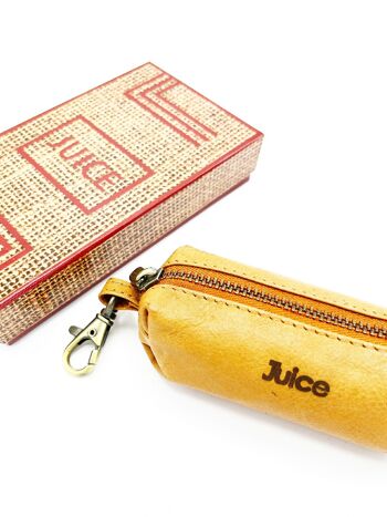 Porte-clés et porte-monnaie en cuir véritable, Brand Juice, art. 1339.360 3