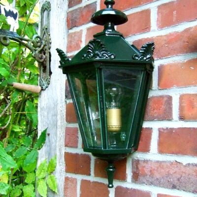 Außenleuchte im Landhausstil, schöne Wandlampe für den Hauseingang, Alkmar 55 cm