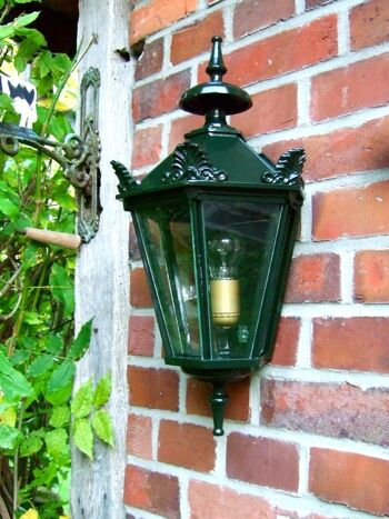 Lampe d'extérieur dans un style maison de campagne, belle applique pour l'entrée de la maison, Alkmar 55 cm