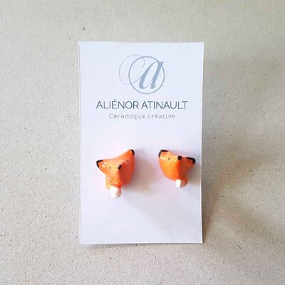 Fox ear studs