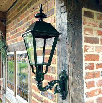 Lampe de porte d'entrée lumineuse d'extérieur - éclairage - lampes d'extérieur historiques "Bruges"