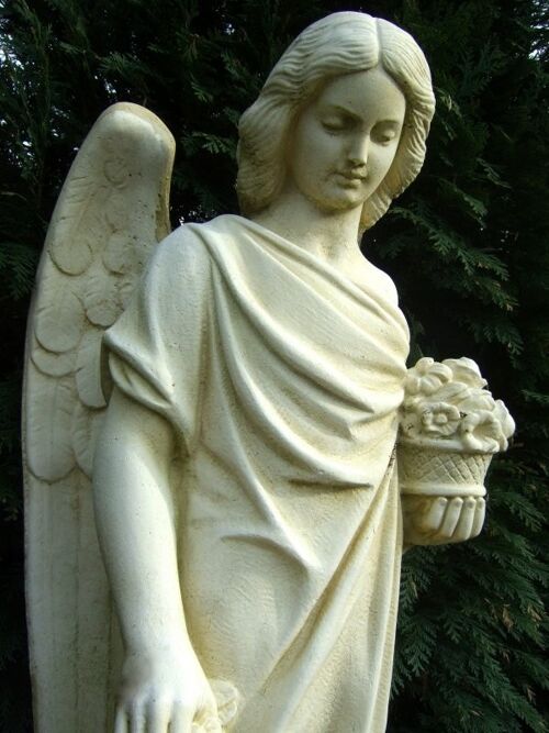 Achat Ange Sculpture Jardin Chiffres Tombe Ange Cimetière Ange
