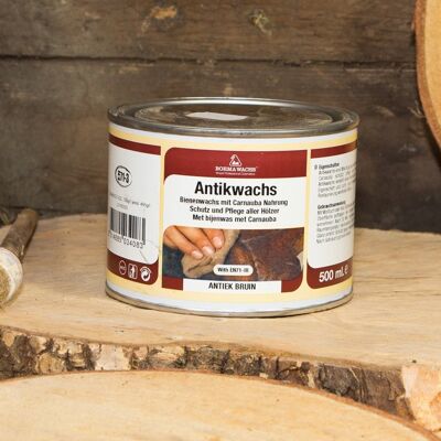 23,90 EUR/l AntikWachs -Antikbraun- Bienenwachs Holzpflege Restauration - 500ml