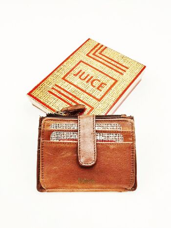 Porte-cartes en cuir véritable pour homme, marque Juice, art. 1389.360 8