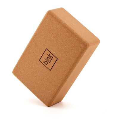 blnk yoga block cork, yoga block, yoga block made of natural cork - yoga blocks fitness accessories - FSC certified