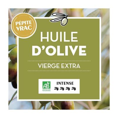 Extra Intense Virgin Olive Oil - Organic - Spain - BIB 10L