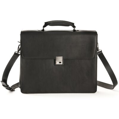 Country Notebook briefcase medium - black