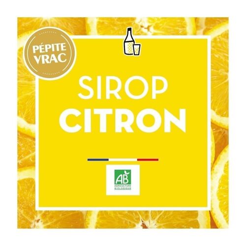 Sirop de Citron Bio - BIB 5L