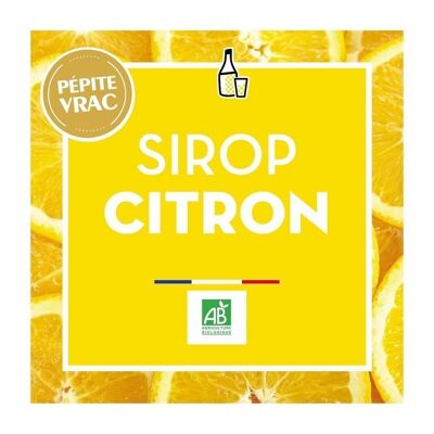 Organic Lemon Syrup - BIB 5L