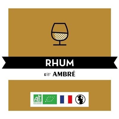 Rum Ambrato Biologico 40% - Biologico - LATTA DA 5L