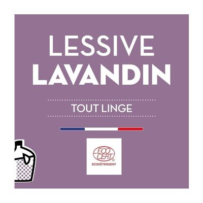 Lessive Liquide Tout Linge Lavande - BIB 10L - Eco Détergent