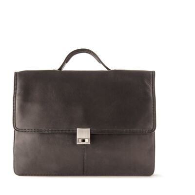 Country Briefcase small - braun