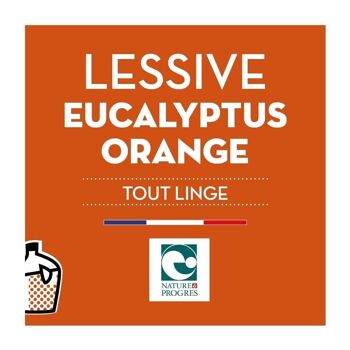 Lessive liquide - Tout linge - Eucalyptus & Orange - Savons Arthur - BIB10L 2