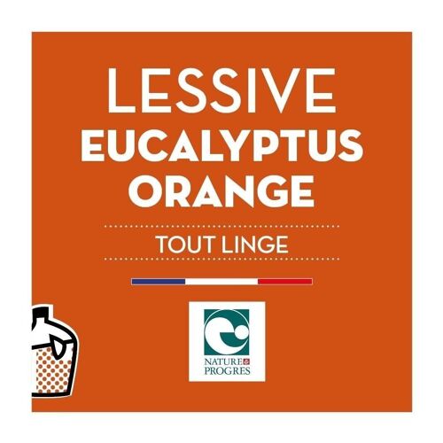 Lessive liquide - Tout linge - Eucalyptus & Orange - Savons Arthur - BIB10L