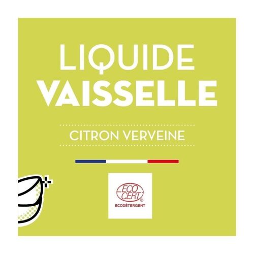 Liquide vaisselle senteur Citron Verveine - BIB 10L - Eco Détergent