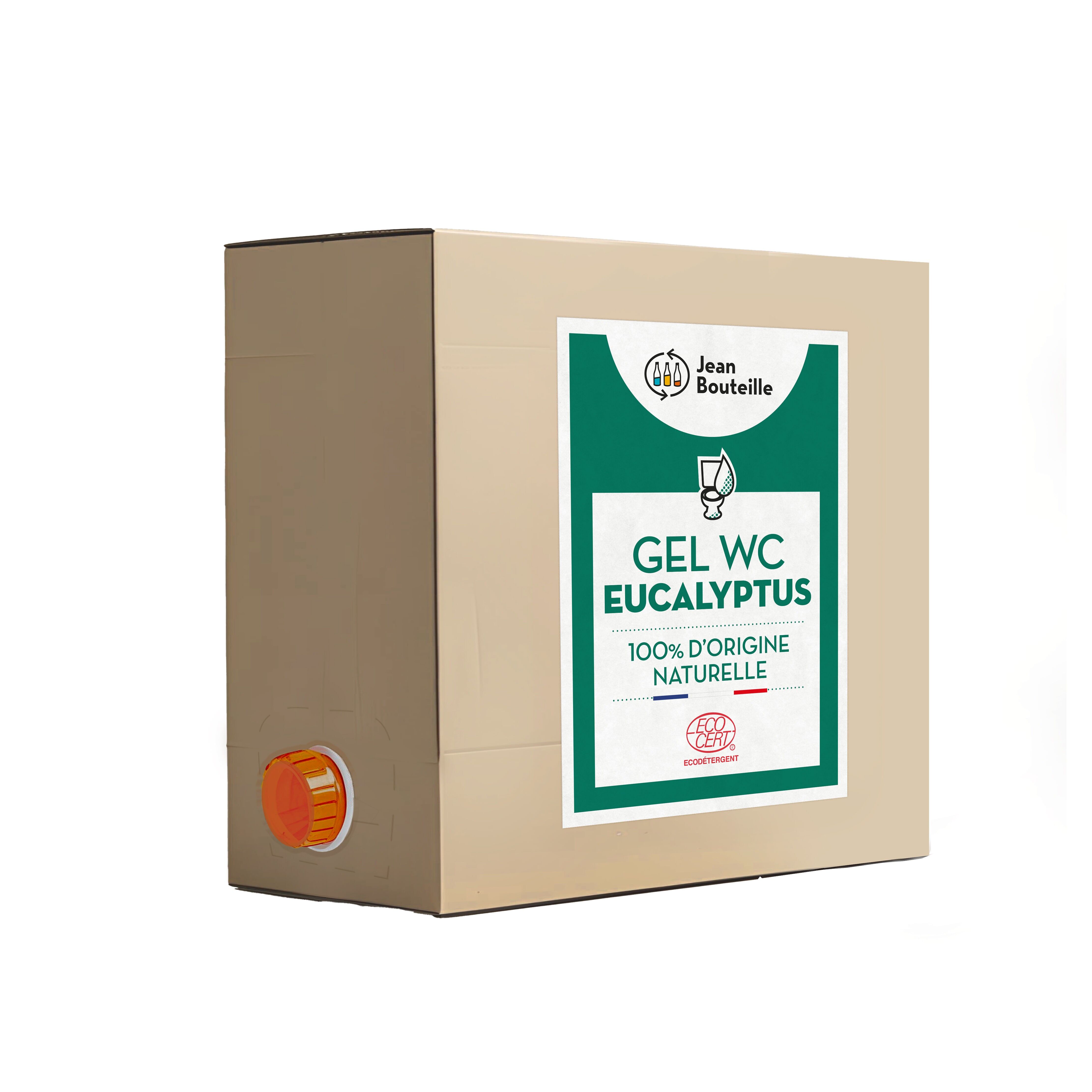 Gel detergente e anticalcare WC con olio essenziale di eucalipto - BIB10L