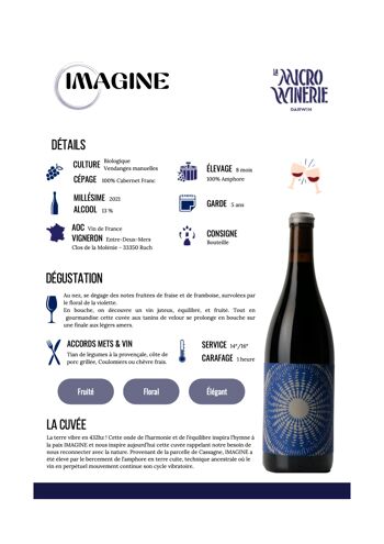 IMAGINE - vin rouge BIO - 2021 3