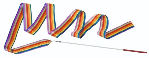 Rainbow Gymnastic Ribbon - Set of 12