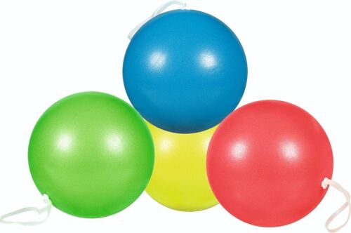 Punch N Play Balls - 4 Assorted - Set of 12