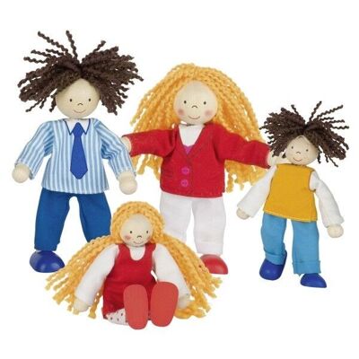 Marionette Flessibili - Lifestyle Family - 4 Pezzi